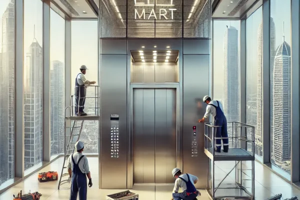 Workers-Performing-an-Elevator-Installation-Service