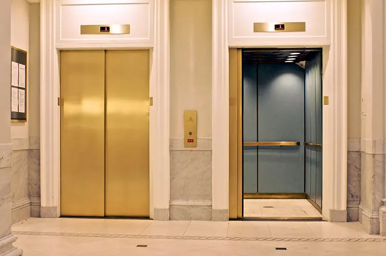 two-elevators-in-a-hall