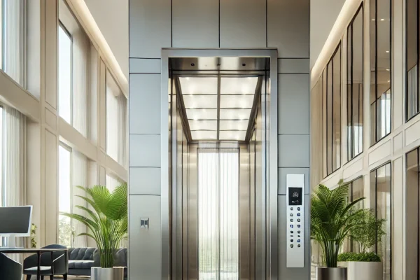 hydraulic-elevator-in-a-office-building.